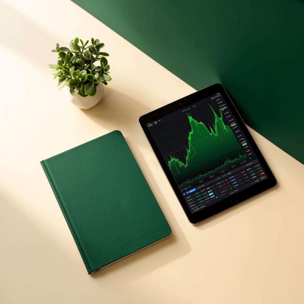 Dashboard de análise financeira condominial em um tablet